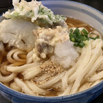 本格手打うどん あらた - 熱ぶっかけ天 中盛り