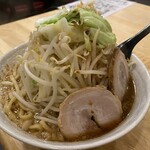 麺屋 愛0028 - らー麺￥850+麺増し(100g)￥100+野菜増し￥100