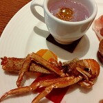 ガストロノミアヘリテージヨコハマ - パリパリに揚げたクモエビ♪香ばしいです♡