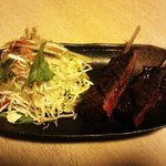 炭家 はるばろ - 串焼きステーキ　950円