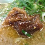 Ramendaitetsu - ラーメン大てつのすじみそラーメンのすじアップ（13.05）