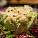 わいん食堂 Chez とし - 2022.12 ずわいがにとアボカドのサラダ（1,980円）