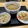 釜揚げうどん まるお - 料理写真:◆ お得セット¥950- ※10食限定