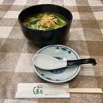 広東料理 吉兆 - 青菜にんにく入りそば ¥880