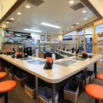 ふくふく食堂 - 江古田駅近く、千川通り沿いにある【ふくふく食堂】はオレンジの看板が目印です。