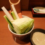 Sumiyaki Chikin Kababu - 生野菜