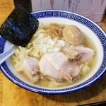 塩そば専門店 桑ばら - キビナゴと水出し平子煮干しの手斬り手揉みモミモミそば