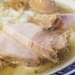 塩そば専門店 桑ばら - キビナゴと水出し平子煮干しの手斬り手揉みモミモミそば