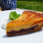 里山カフェ - 春にんじんとあずきのタルト