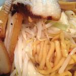 極太濁流ラーメン ら・けいこ - ラーメン（ニンンク）￥730　炙り煮豚　￥350　メンマ増し￥50　201305