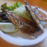 Izakaya Yui - Tatsuta-age of Horse Mackerel, JPY 550