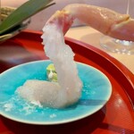 新日本料理おぶね - 越前蟹（黄タグ付） 蟹刺