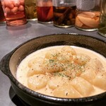 Gnocchi with smoked butter and gorgonzola