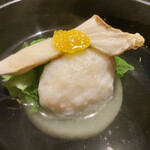 食堂こなん - 椀 ずわい蟹真薯 松茸