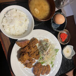 Kokoro Kousi - 牛カツタンカツミックス定食！　1250円。