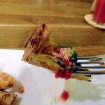 ラ・カント - キッシュは、丁度人肌位の温度でした。