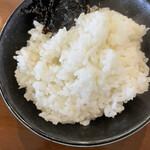 らーめん西幸 - ご飯に佃煮