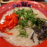 麺男 - 令和4年12月
            元味とんこつラーメン 858円