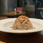 Wagyu beef hormone garlic rice