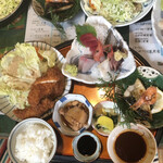 Daichan - ササミフライ盛り合わせ定食