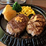 フライングガーデン - 爆弾ハンバーグキングのランチ　１２０８円