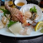 民宿 青塚食堂 - 刺身定食（１８９０円）