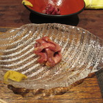 鳥茂 - 牛の喉の刺身