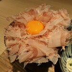 節道 - 鰹節丼　＆　京都産赤卵