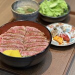 Jukusei Yakiniku Arata - ランチ・黒毛和牛サーロインステーキ丼