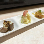 がばちょ - セット/アテ3品+ドリンク1杯（500円）