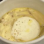 ホテル清風園 - 地鶏チーズ茶碗蒸し