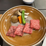 ホテル清風園 - りんご牛陶板焼き