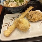 丸亀製麺 - 筍、レンコン、たまご
