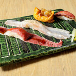 Assorted grilled meat Sushi