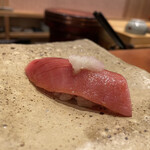 寿司 あさ海 - まぐろ　えんがわ