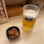 太郎坊寿し - 生ビール・お通し
