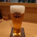 りょうりや季 - ビールは一番搾りプレミアム