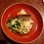 りょうりや 御旅屋 - 猪のつみれと京野菜炊いたん