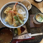旬食房 ふた葉 - 今日の日替わり膳は天丼