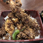 191953085 - 上天丼のミニ麺セット2950円