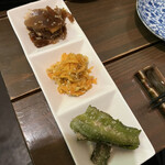 Saikaisakaba - ちょい呑みセットのお惣菜