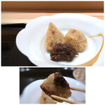 寿司割烹 明日香 - ◆里芋の唐揚げ、味噌添え・・添えられたお味噌がいいお味で、里芋に合い美味しい。