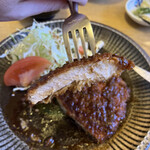 Tonkatsu Nishiki - 味噌ロースカツ定食　⓶漬け込み