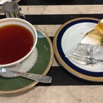 神戸にしむら珈琲店 - オリジナルティー、焼き栗と洋梨のタルト