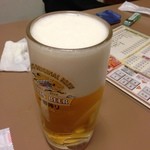 焼鳥日高 - 生ビール（350期間限定価格）