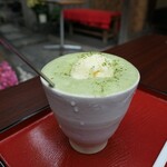 加茂みたらし茶屋 - （2022/11月）クリームグリーンティ