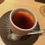 焼鳥 山もと - お友達激推しの濃厚なプリン♪でシメ