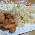 お食事処いよ家 - 【チャーハンセット＠６５０円】 ５分ほどで到着♪