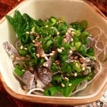 第八たから丸 - まぐろ皮ポン酢  280円