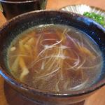 そば処武蔵 - 別注で「鴨づけ汁」
500円